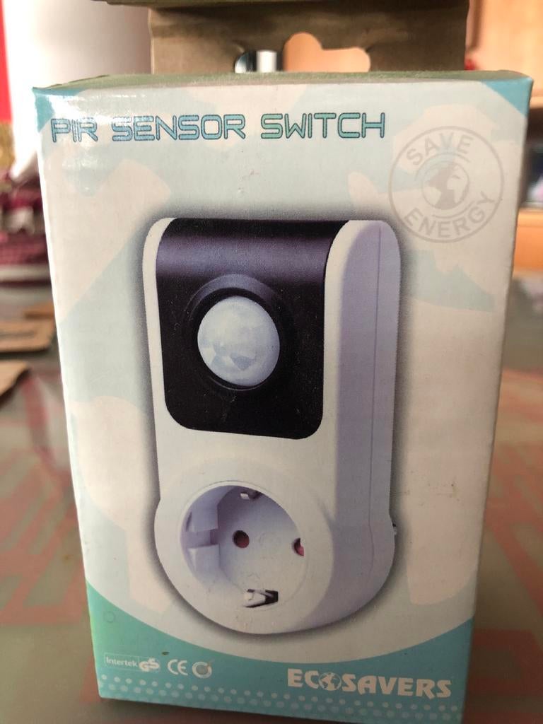 PIR Sensor Schakelaar - Nieuwstaat, Beweging, Detector, Sensor of Melder, Ophalen of Verzenden, Zo goed als nieuw