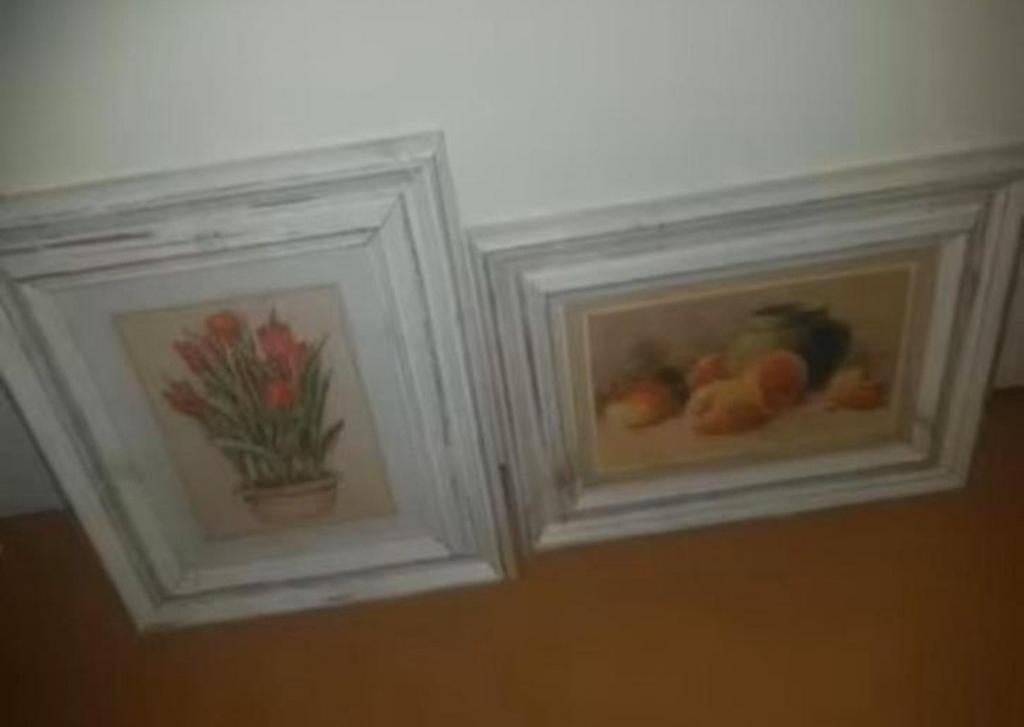 2 mooie schilderijen, Minder dan 50 cm, Gebruikt, Ophalen of Verzenden, Minder dan 50 cm