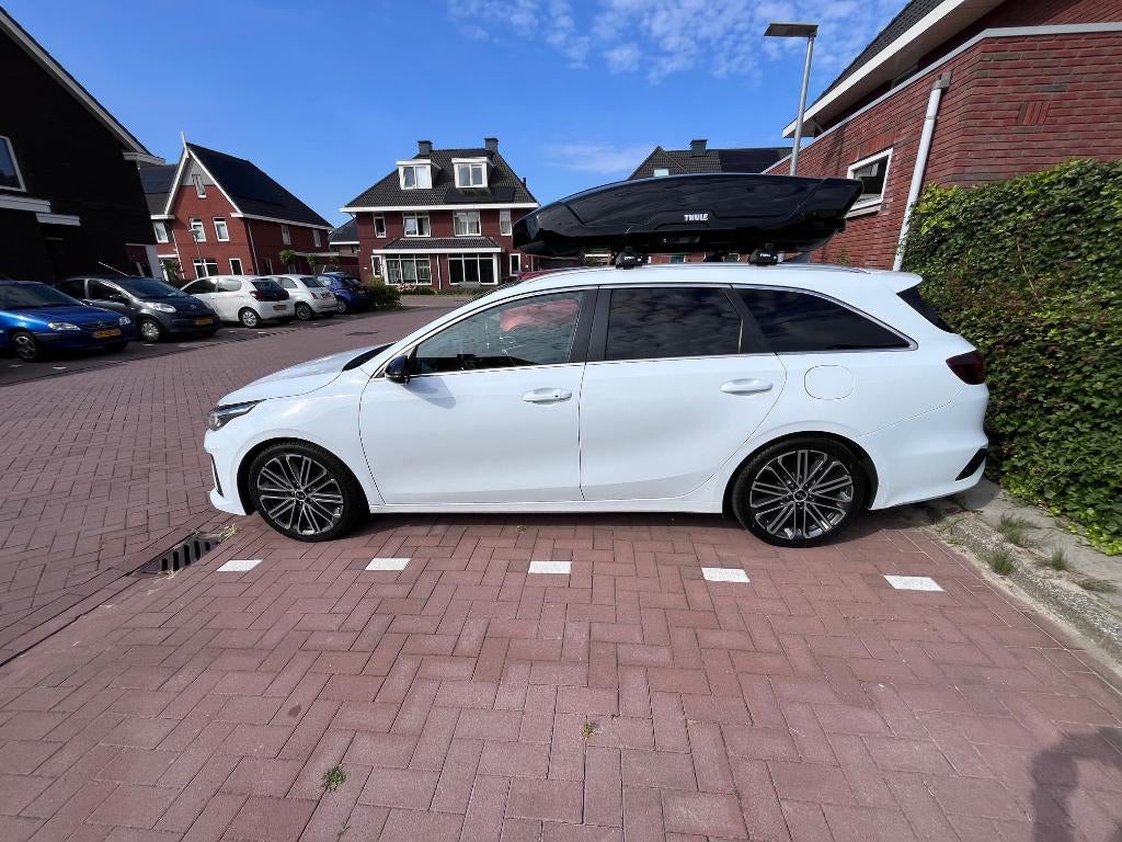 Te huur: Zeer nette Thule Motion Dakkoffer Maat L (Zwart), Ophalen, Zo goed als nieuw