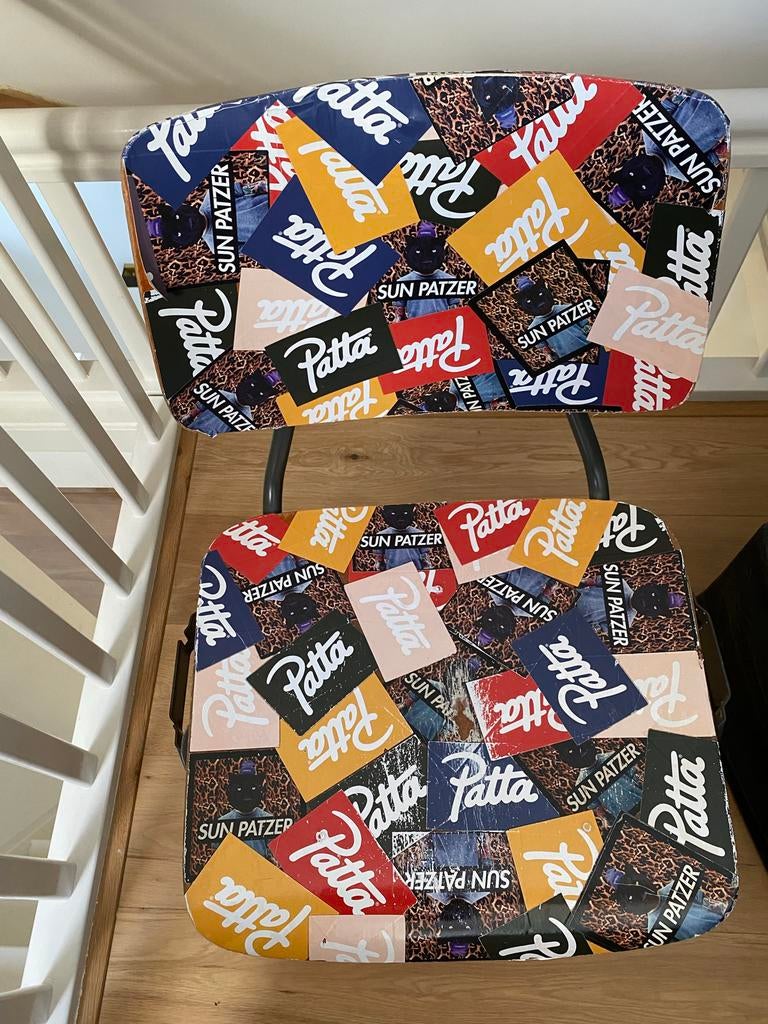 Unieke Patta Stoel, Huis en Inrichting, Ophalen, Gebruikt, Overige kleuren, Metaal