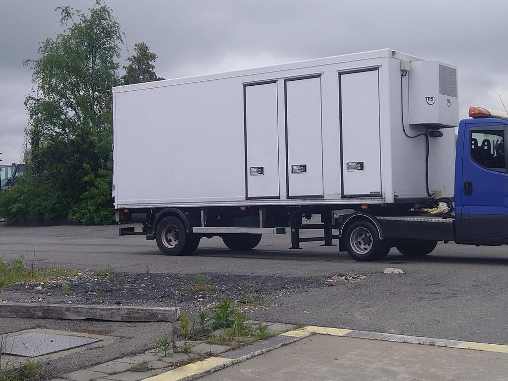 Be oplegger be trailer met laadklep koelwagen koelaanhanger, Auto diversen, Aanhangers en Bagagewagens, Ophalen