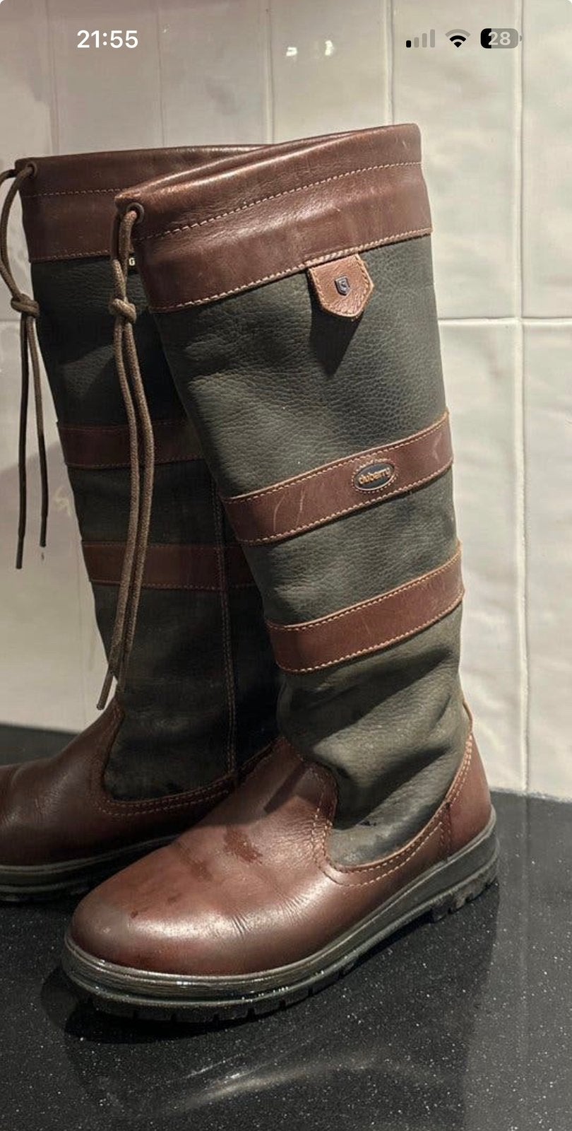 Dubarry laarzen  mt39 zw/br, Dressuur, Ophalen of Verzenden, Zo goed als nieuw, Schoeisel