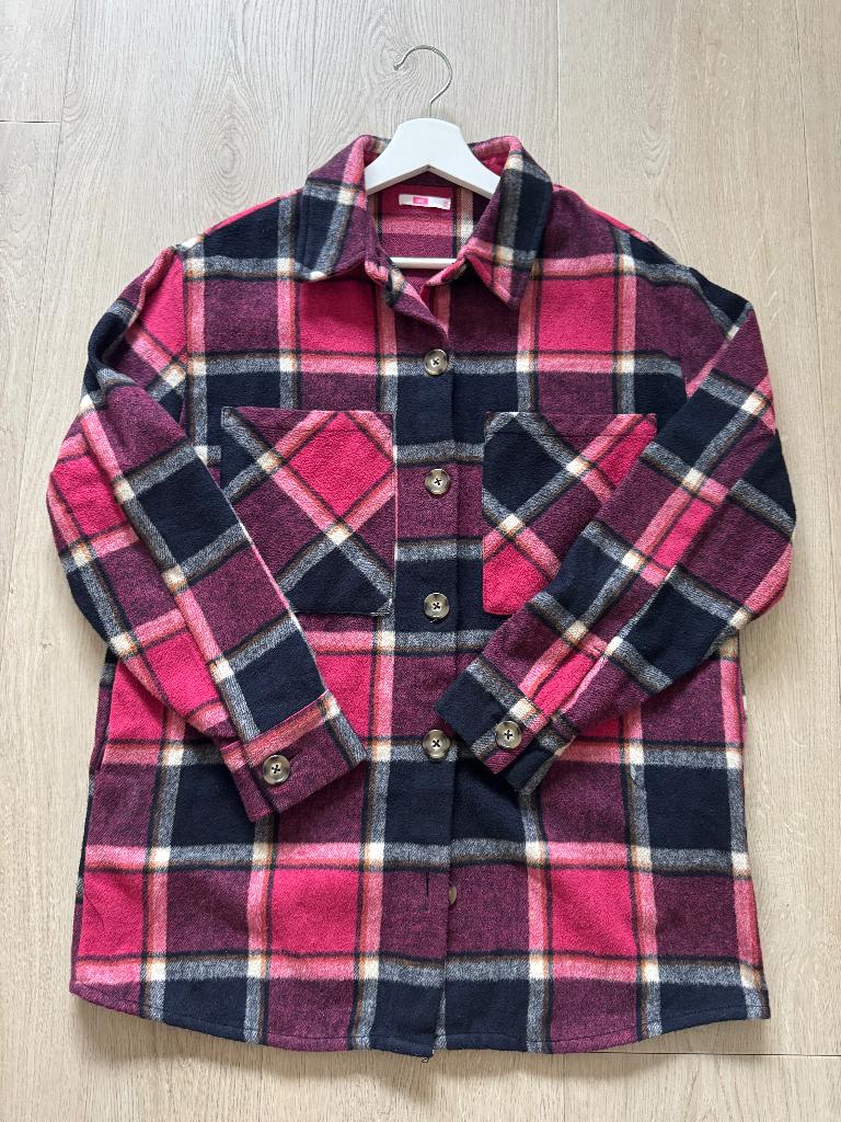 WE blouse maat 158 / 164	rood, WE, Jongen of Meisje, Overhemd of Blouse, Ophalen of Verzenden