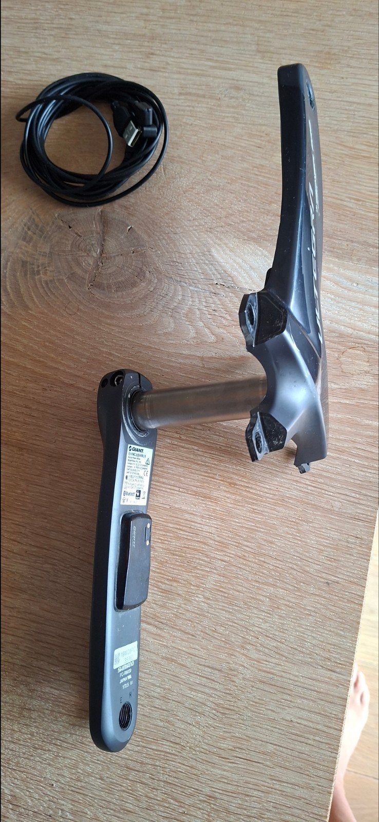 Giant / Ultegra R8000 powermeter crank 2 zijdig, Ophalen, Gebruikt, Racefiets, Shimano Ultegra