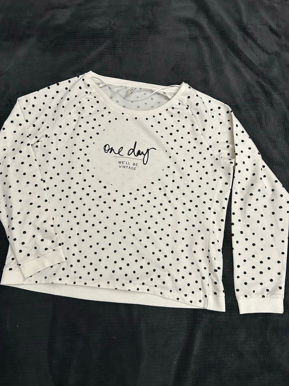 ONLY Trui Sweater XL - Witte trui met stippen, Ophalen of Verzenden, Zo goed als nieuw, Maat 46/48 (XL) of groter, Wit
