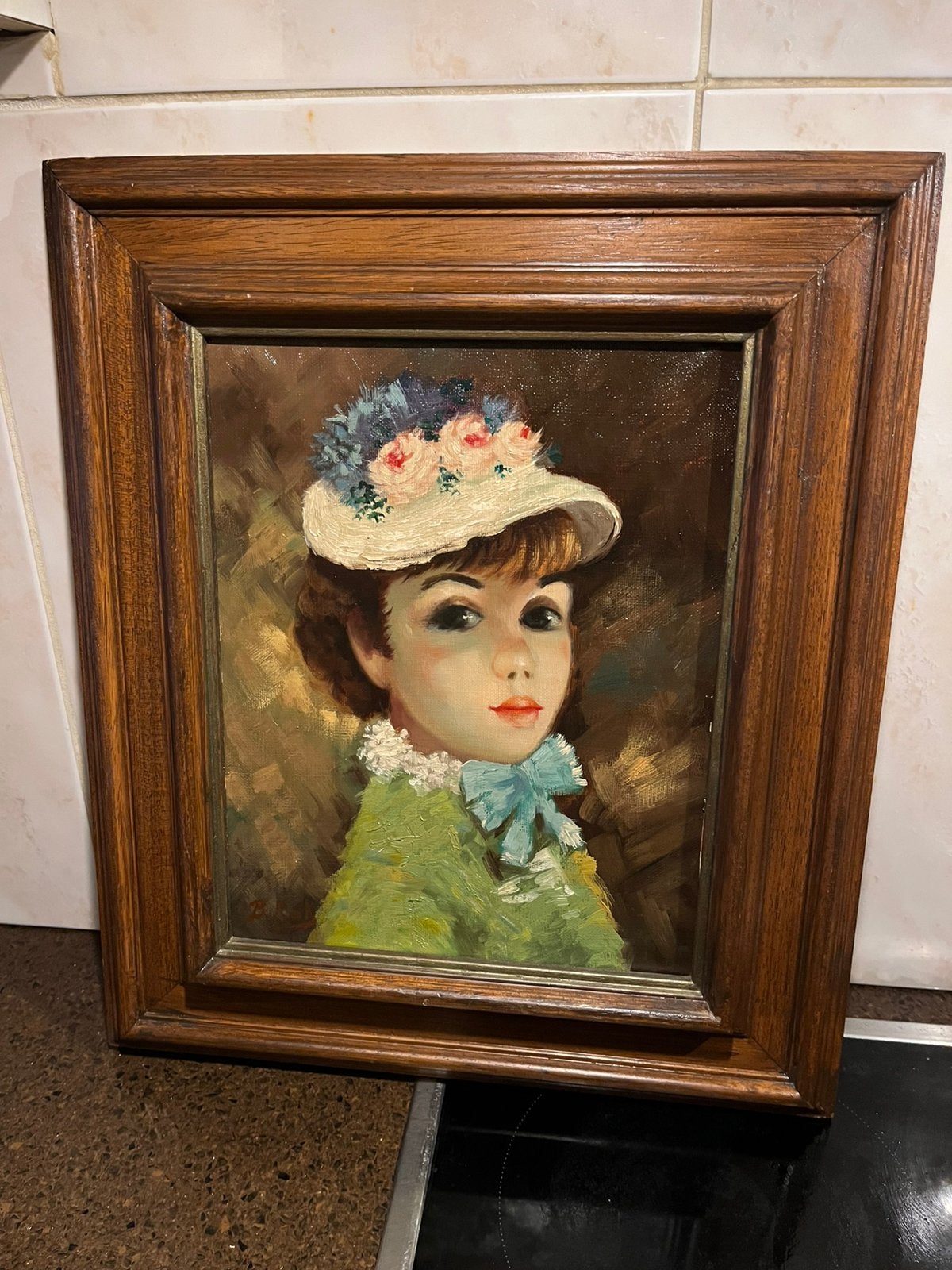 Prachtige olieverf portret schilderij, Ophalen of Verzenden