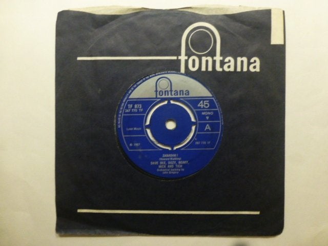 Dave Dee, Dozy, Beaky, Mick & Tich. Zabadak./ The sun goes, Ophalen of Verzenden, Gebruikt, 7 inch, Pop