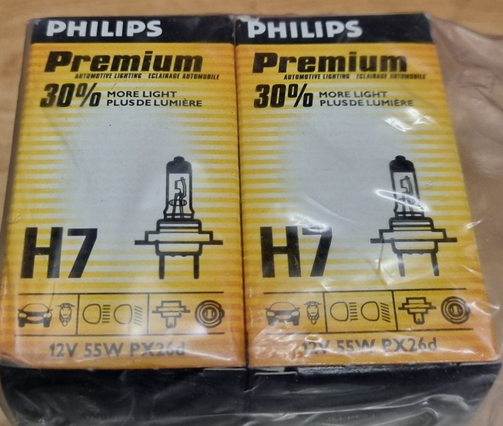 H7 Lampen Philips 55 Watt, Ophalen of Verzenden, Nieuw