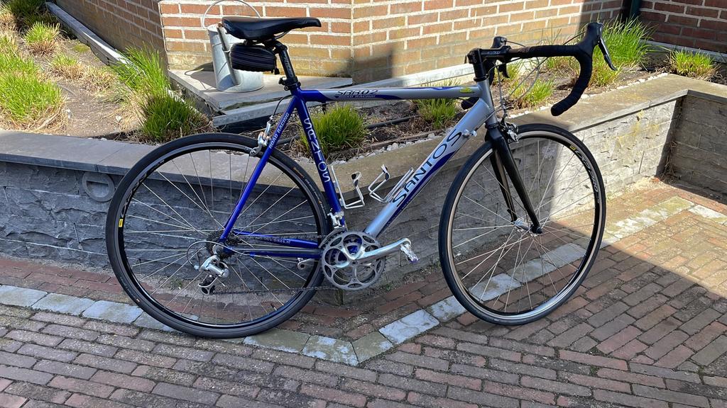 Santos racefiets retro, oldtimer, Overige merken, 10 tot 15 versnellingen, Ophalen of Verzenden, Zo goed als nieuw