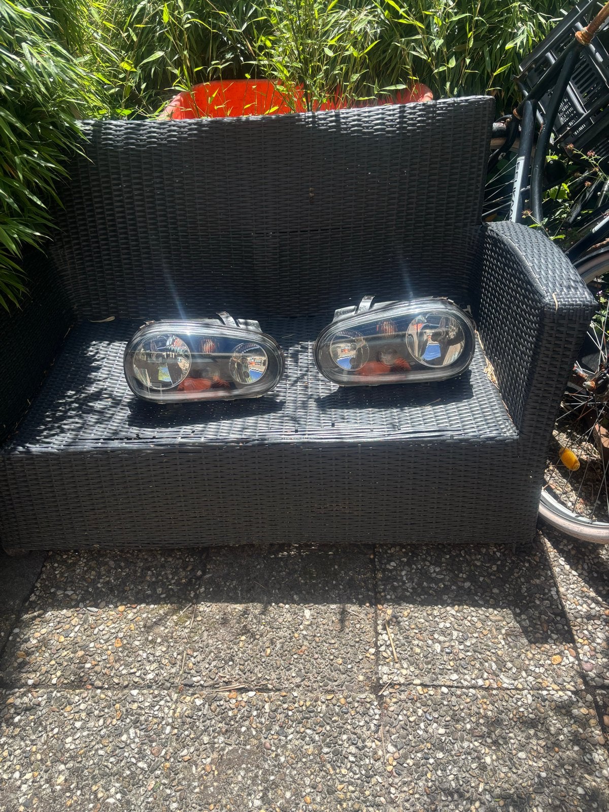 Koplampen Volkswagen Golf 4 (set van 2), Ophalen, Gebruikt, Volkswagen