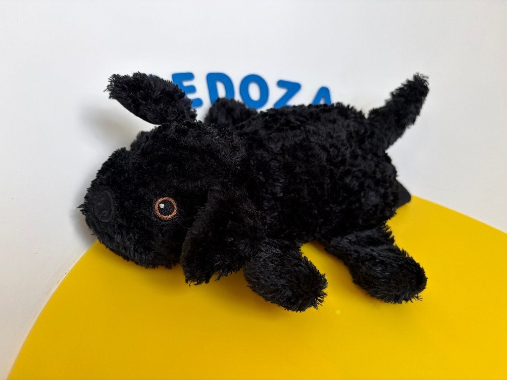 K2753 ikea handpop hond zwart, Ophalen of Verzenden, Zo goed als nieuw, Hond