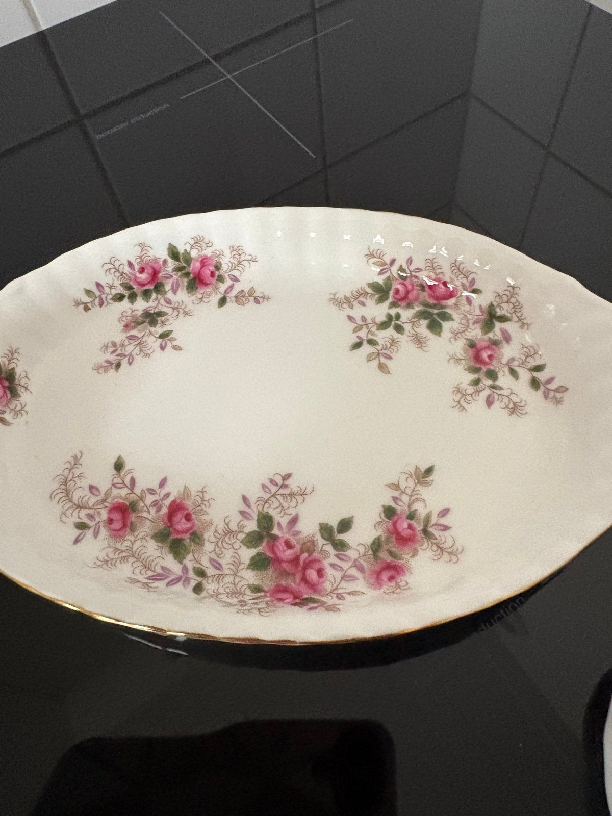 Royal Albert Lavender Rose Melkkan, Suikerpot & Schaal, Ophalen of Verzenden
