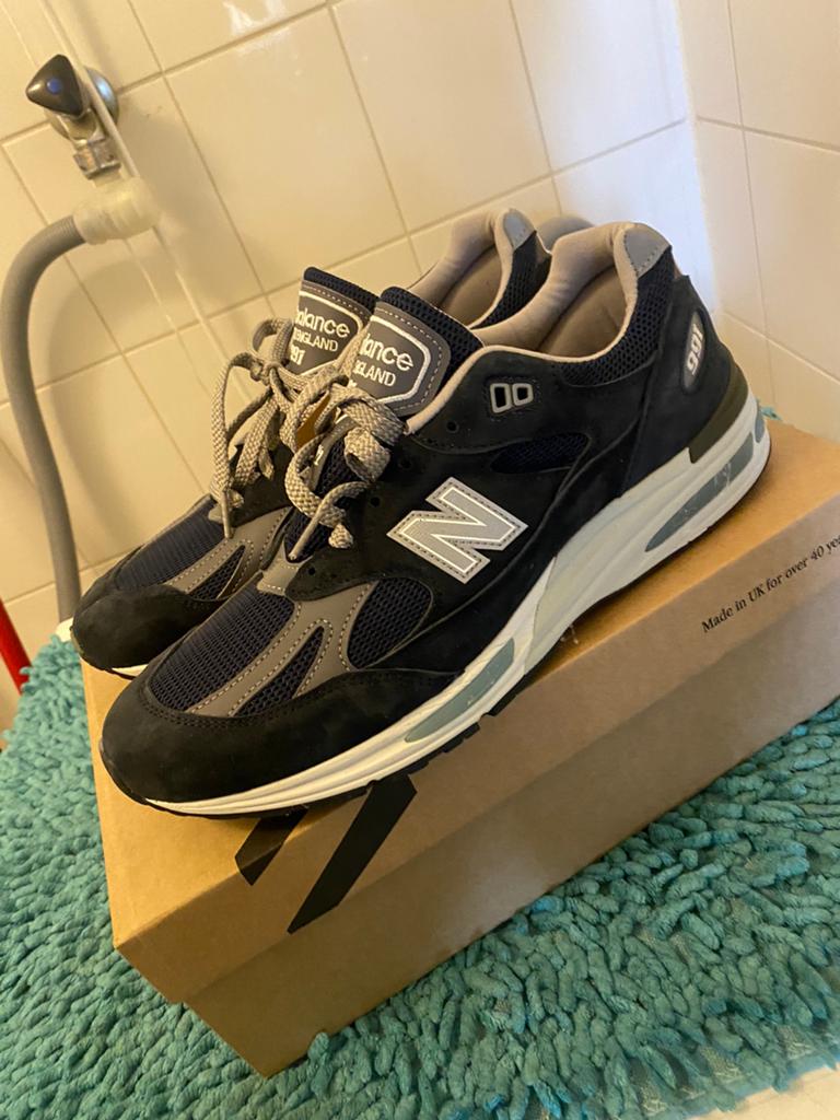 New balance V2 991maat 44,5, Ophalen of Verzenden, Nieuw, Blauw, Sneakers of Gympen