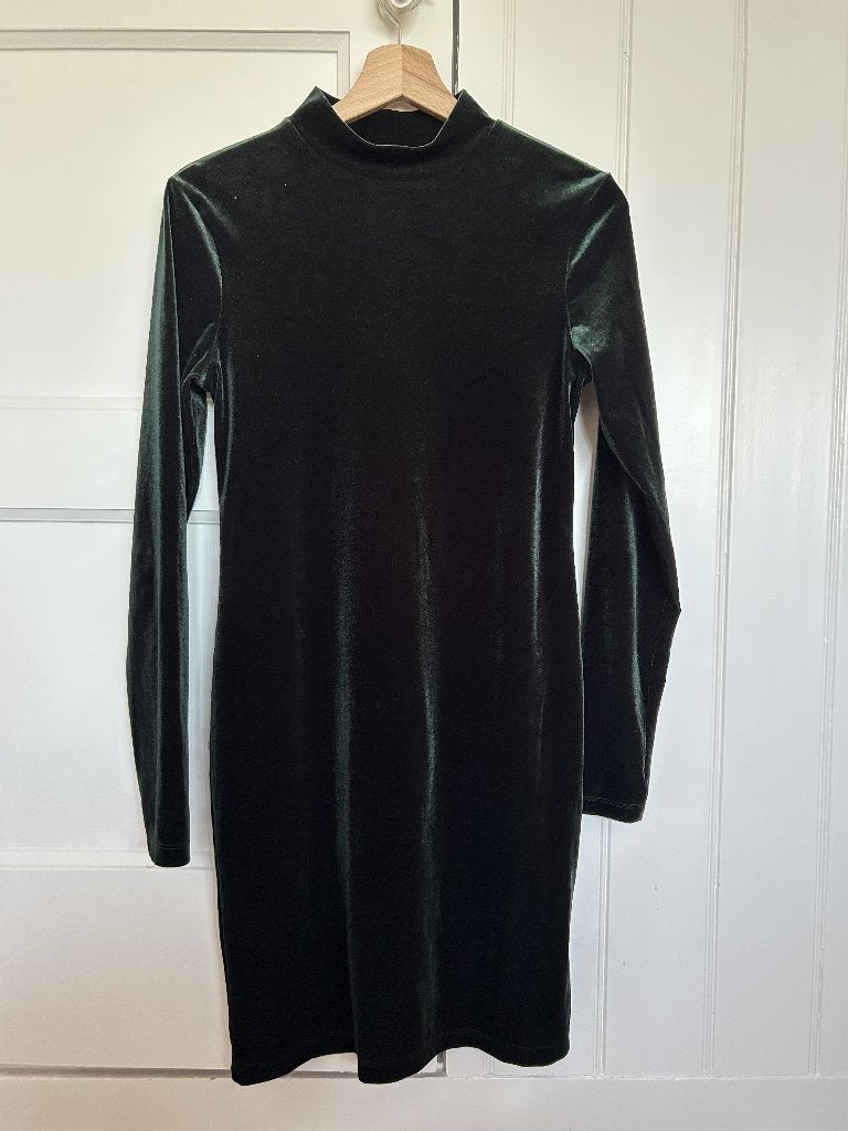 Velvet jurk H&M - mt M, Kleding | Dames, Maat 38/40 (M), H&M, Ophalen of Verzenden, Zo goed als nieuw