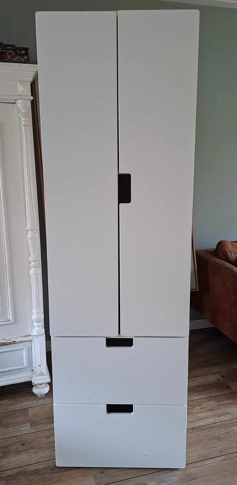 IKEA Stuva Kast - Witte Kledingkast met Lades, Ophalen, Overige materialen, Modern, Scandinavisch, Met lade(s)