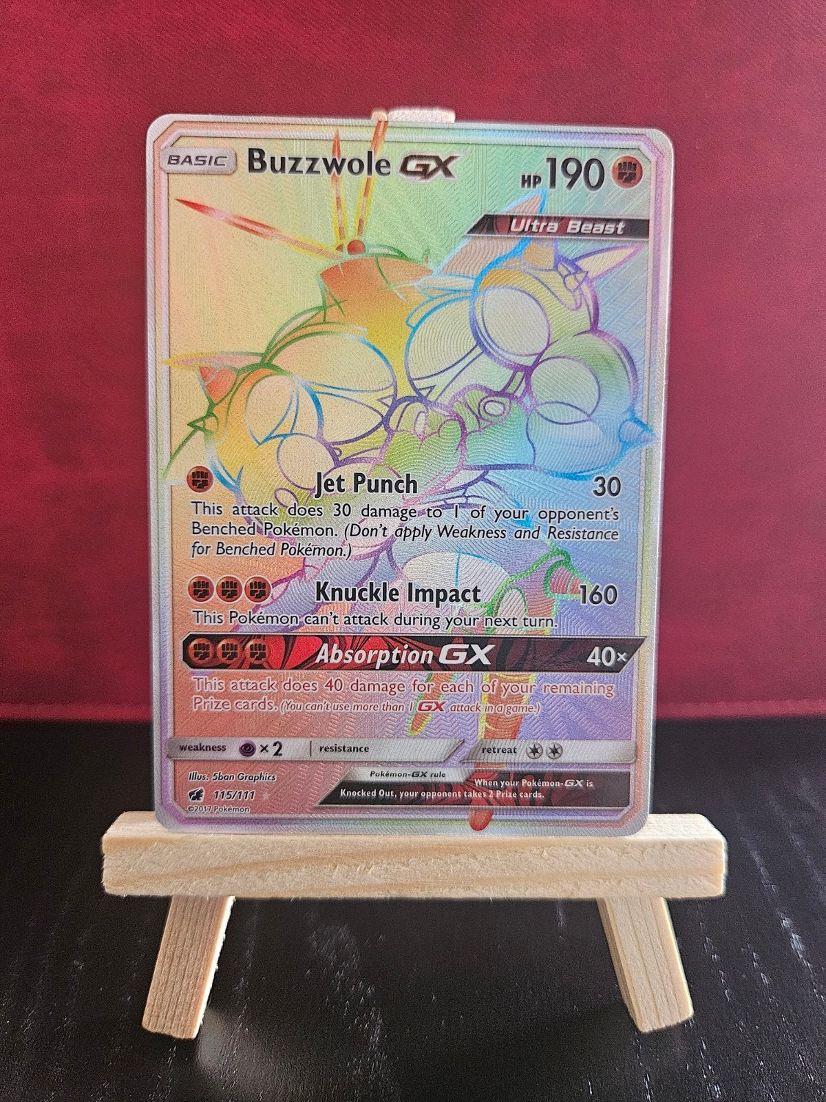 Buzzwole GX #115, Ophalen of Verzenden, Gebruikt, Losse kaart