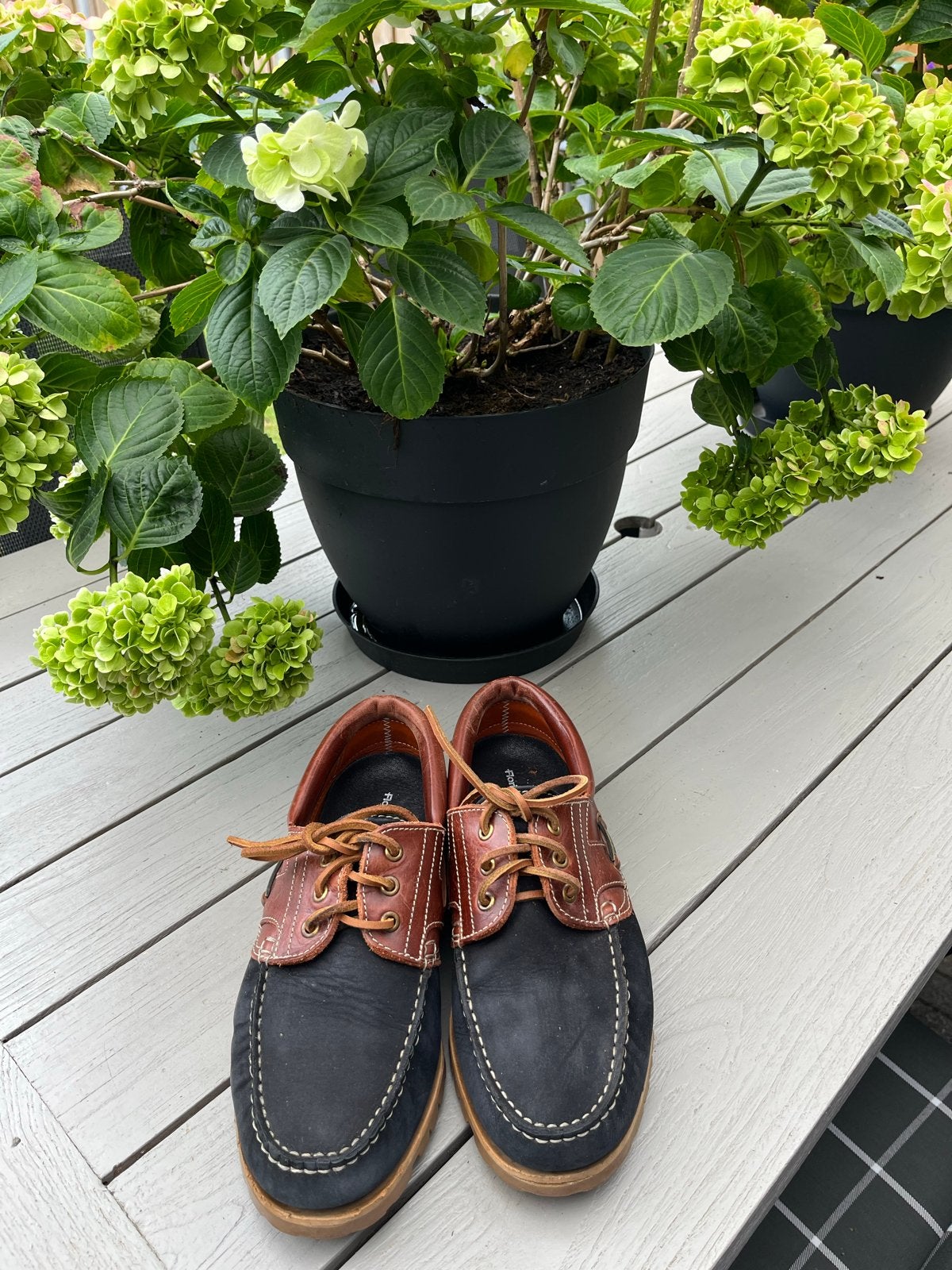 Floris van Bommel bootschoenen blauw/bruin maat 42,5, Kleding | Heren, Ophalen of Verzenden, Gedragen, Blauw, Boots