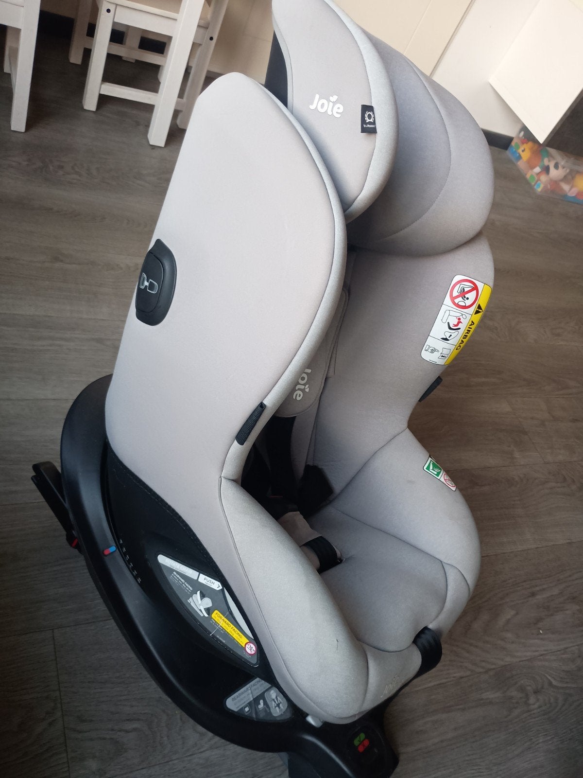 Joie i-Spin 360 E autostoel - Grijs (0-18 kg), Kinderen en Baby's, Autostoeltjes, Gebruikt, 9 t/m 18 kg, Isofix, Ophalen