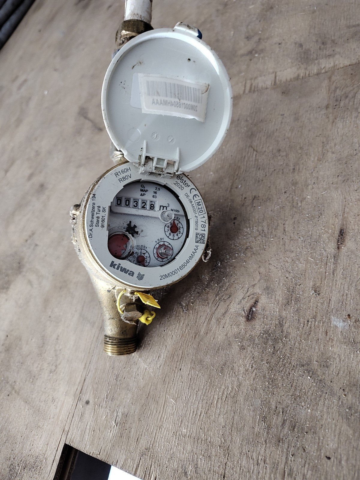 Watermeter als tussenmeter - Elster Kiwa 2020, Ophalen of Verzenden, Zo goed als nieuw