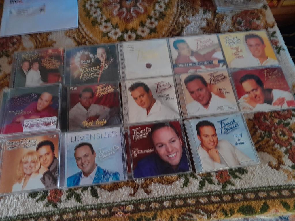 14 cd Frans bauwer en een mooi boek, Ophalen of Verzenden