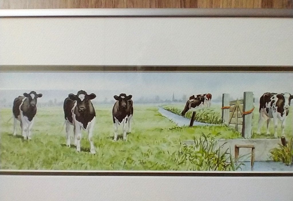 Wiebe van der Zee - Giclée van een Aquarel 1998, Ophalen of Verzenden