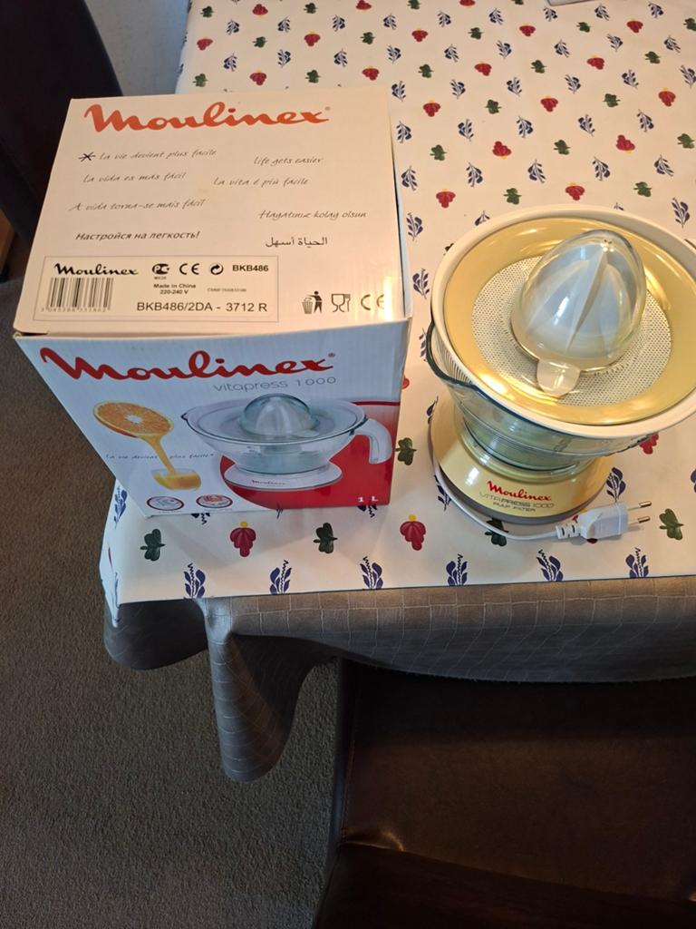 Moulinex Vitapress 1000 Citruspers - Zo goed als nieuw, Ophalen of Verzenden, Zo goed als nieuw