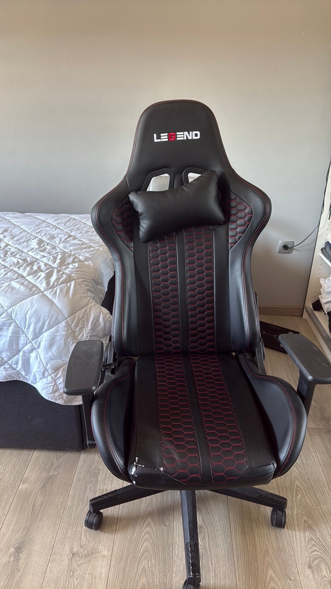 Gaming stoel, Ophalen, Zo goed als nieuw, Zwart