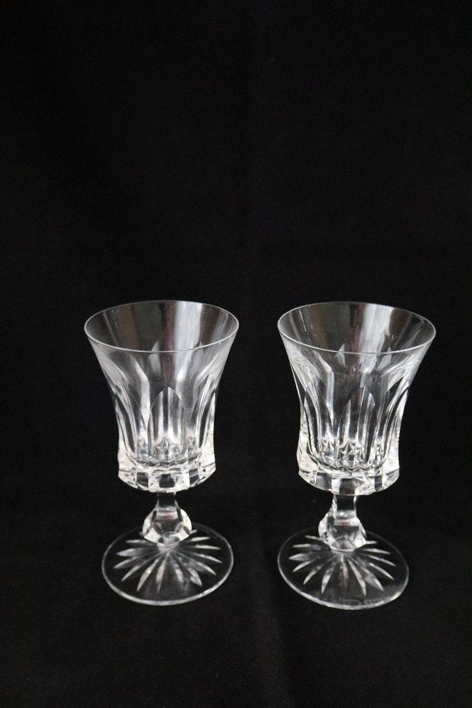 Vintage Daum Chevreuse kristal wijnglazen set van 4, Antiek en Kunst, Ophalen of Verzenden