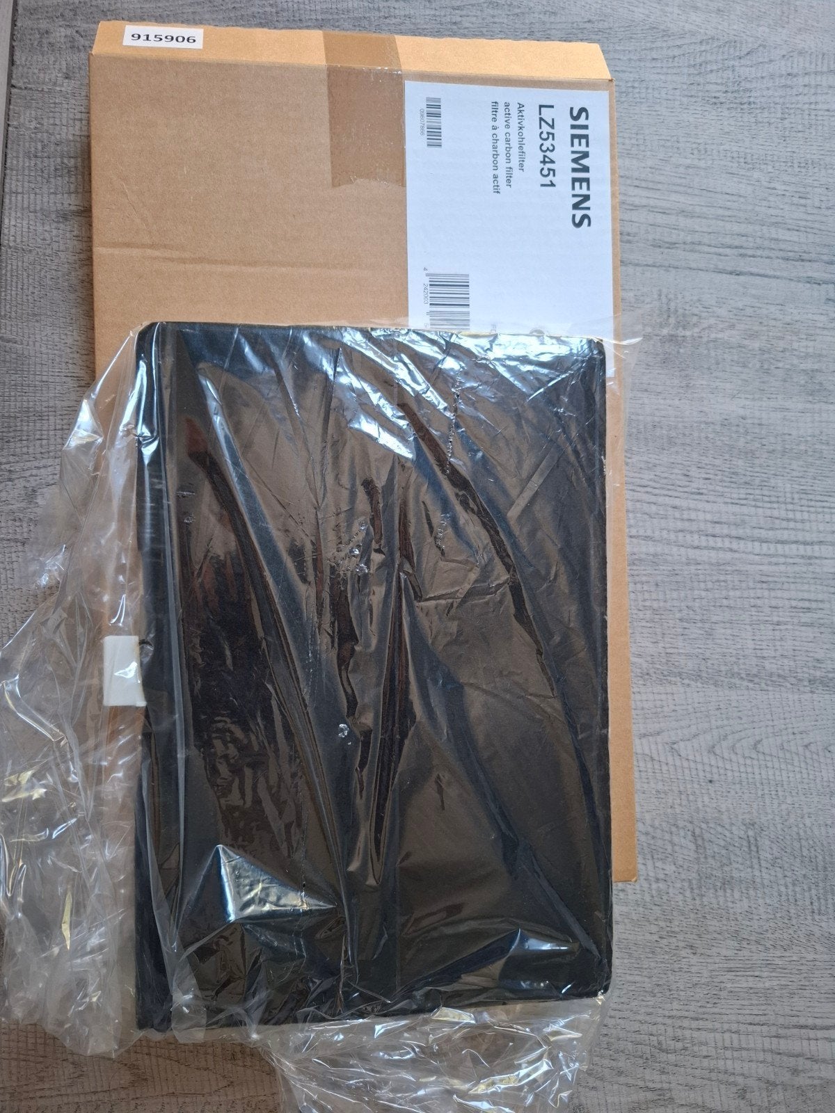 Siemens LZ53451 Actieve Koolfilter voor Afzuigkap, Witgoed en Apparatuur, Ophalen, Overige typen, Nieuw, Inbouw