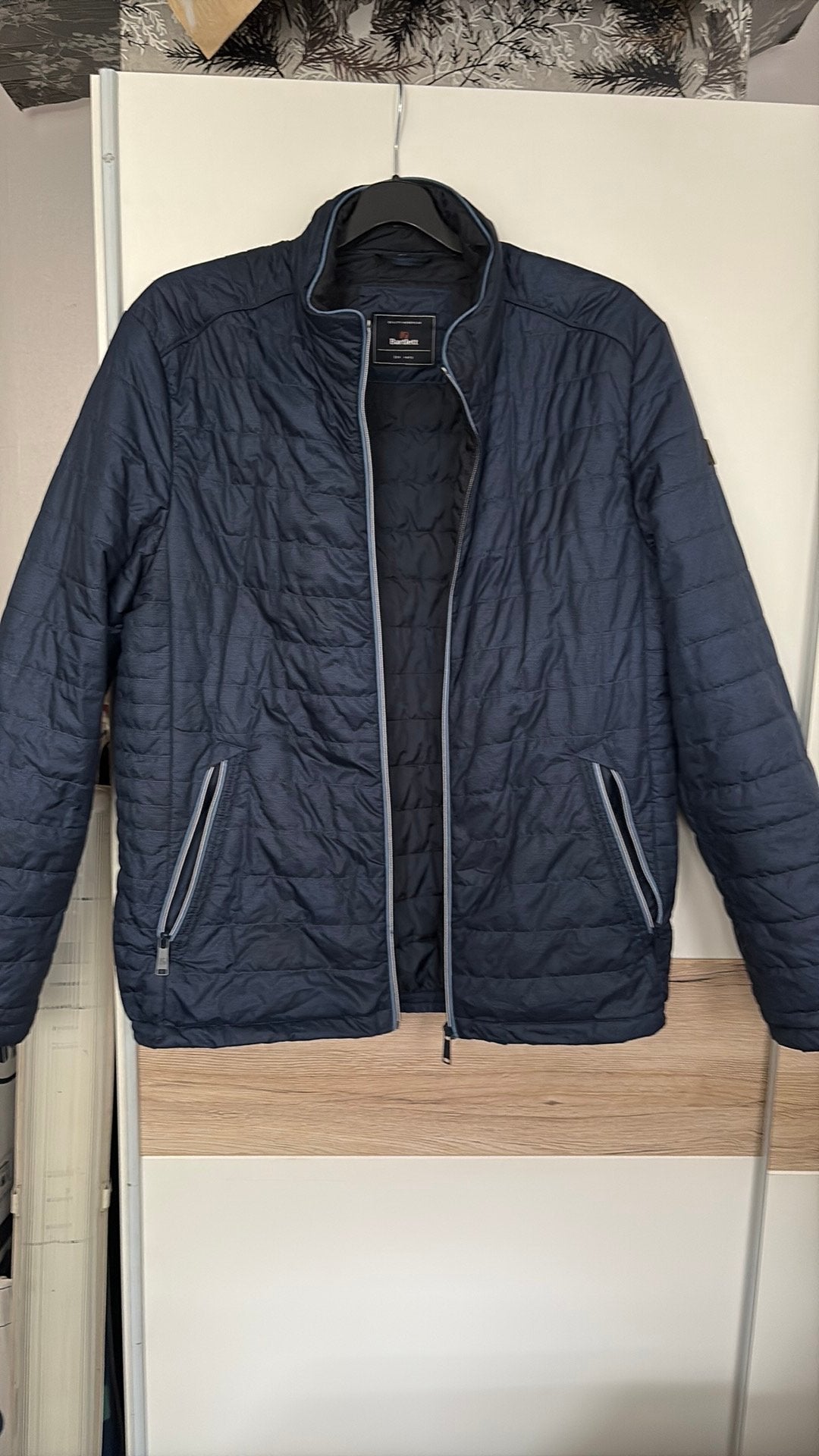 Nette heren zomerjas maat 54, Ophalen of Verzenden, Zo goed als nieuw, Maat 52/54 (L), Blauw
