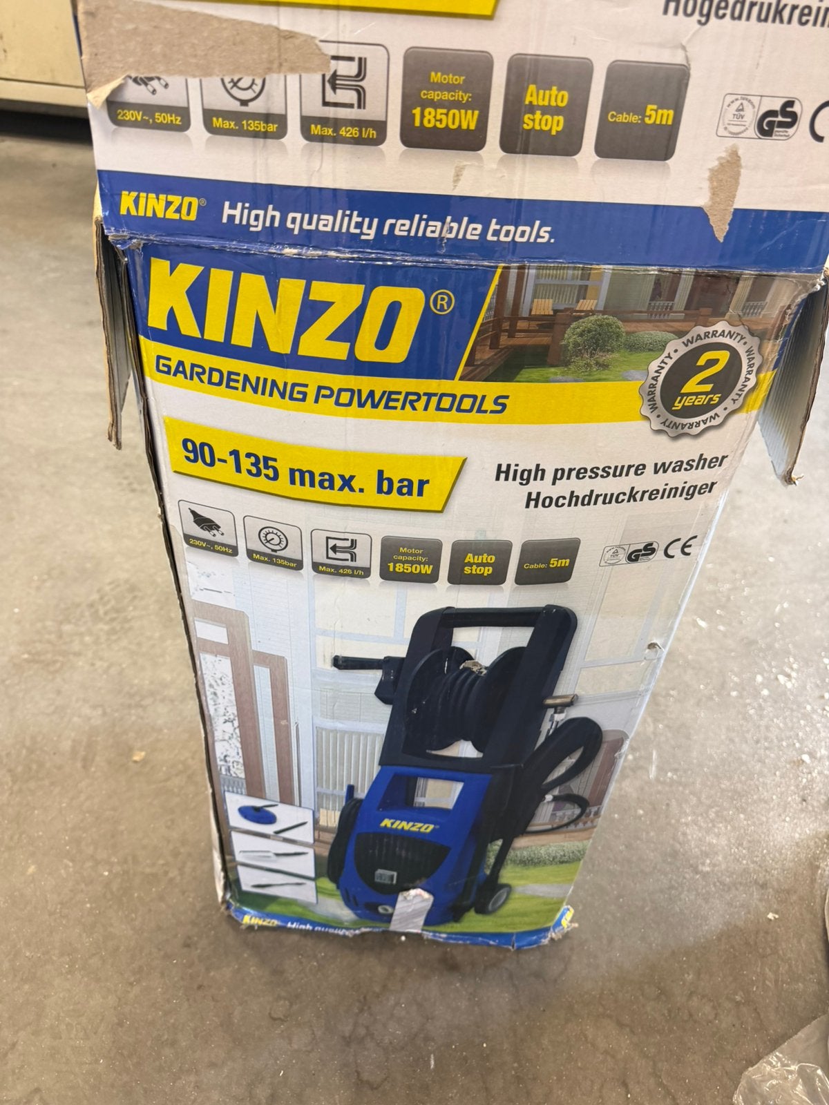Kinzo hogedrukreiniger, Ophalen, Gebruikt, Elektrisch, Met autostop en -start