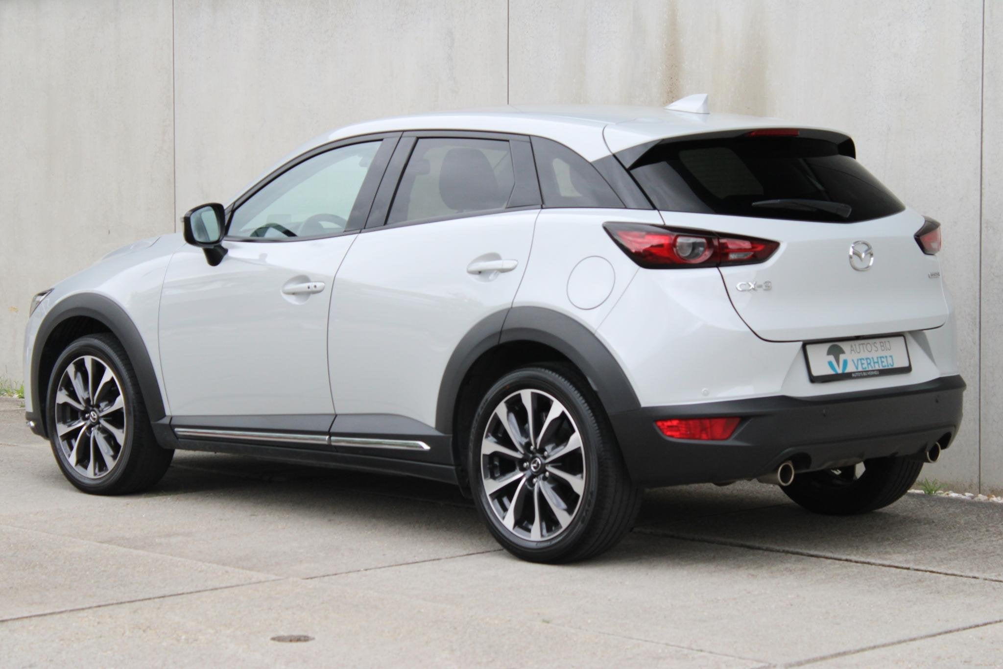 Mazda CX-3 2.0 SkyActiv-G 121 Luxury / AUTOMAAT / APPLE ANDR, 1998 cc, 4 cilinders, Met garantie (alle), Leder en Stof