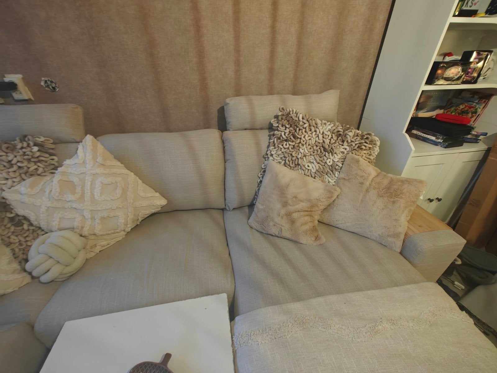Foto 4 van IKEA Vimle hoekbank / U bank beige met chaise longue