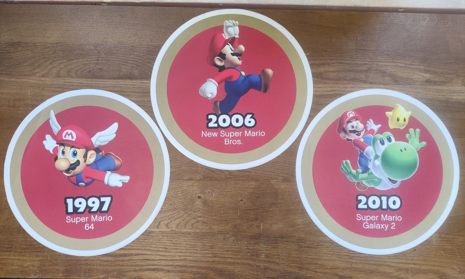 Set van 3 Super Mario Vloerstickers - Nieuwstaat, 1 speler, Nieuw, Ophalen of Verzenden, Vanaf 3 jaar