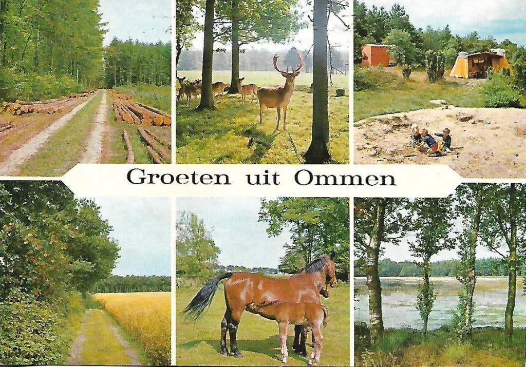 Ommen- -6-luik., Ophalen of Verzenden, 1960 tot 1980, Gelopen, Overijssel