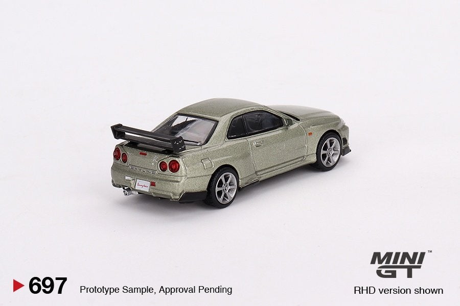 Mini GT Nissan Skyline GT-R (R34) Tommykaira R-z Millenium, Www.rubensmodelautos.nl, Auto, Nieuw, Ophalen of Verzenden