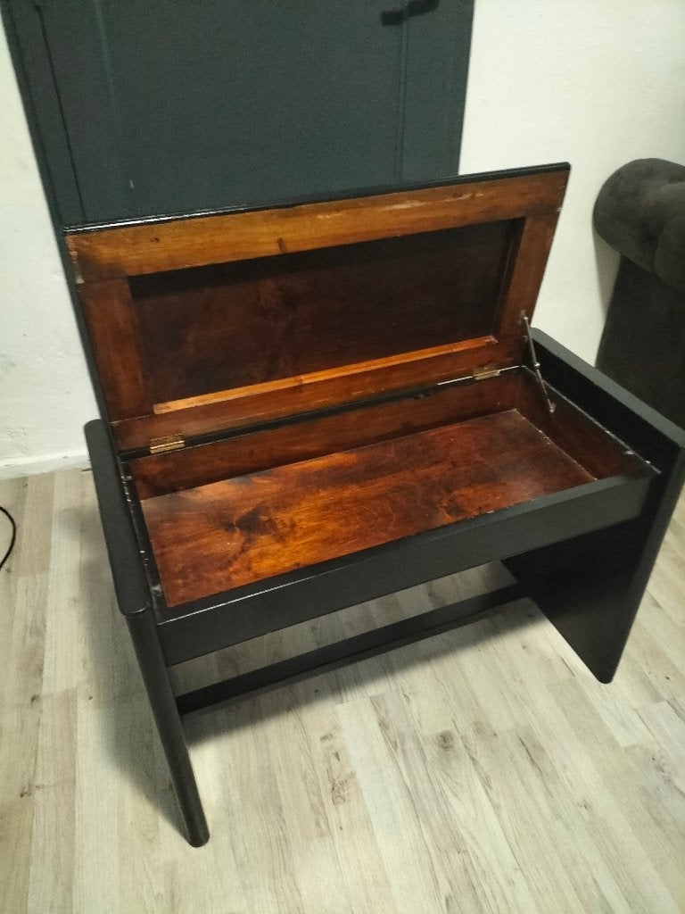 Piano bankje, Muziek en Instrumenten, Piano's, Ophalen, Gebruikt, Zwart, Overige typen