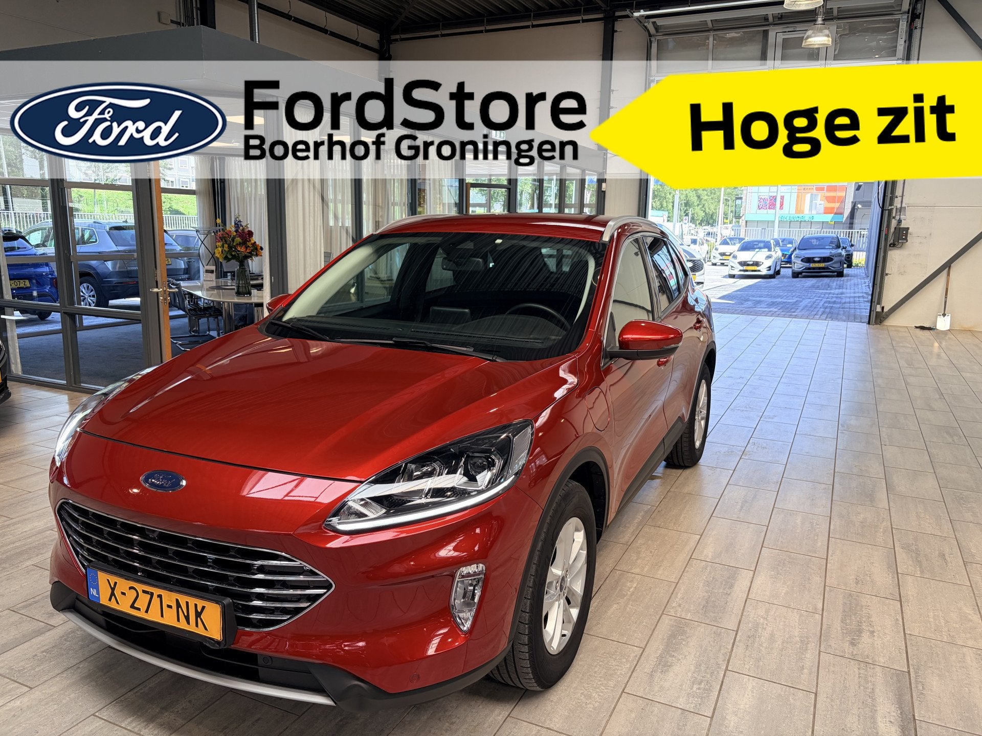 Ford Kuga 2.5 PHEV 225 pk Titanium | Winter Pack | Camera's, 12 maanden, Stof, Gebruikt, 4 cilinders