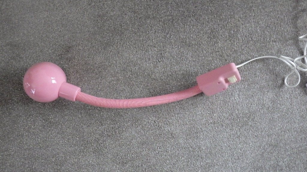 mooie lichtroze wandlamp van Happy Light, Huis en Inrichting, Lampen | Wandlampen, Ophalen of Verzenden, Gebruikt, Roze