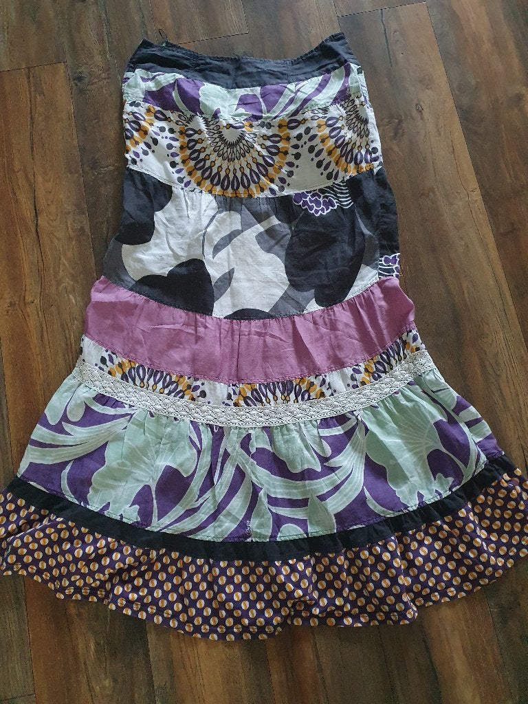 Zomerse Dept maxirok maat xxl (xl), Meerkleurig, Maat 46/48 (XL) of groter, Ophalen of Verzenden, Gedragen