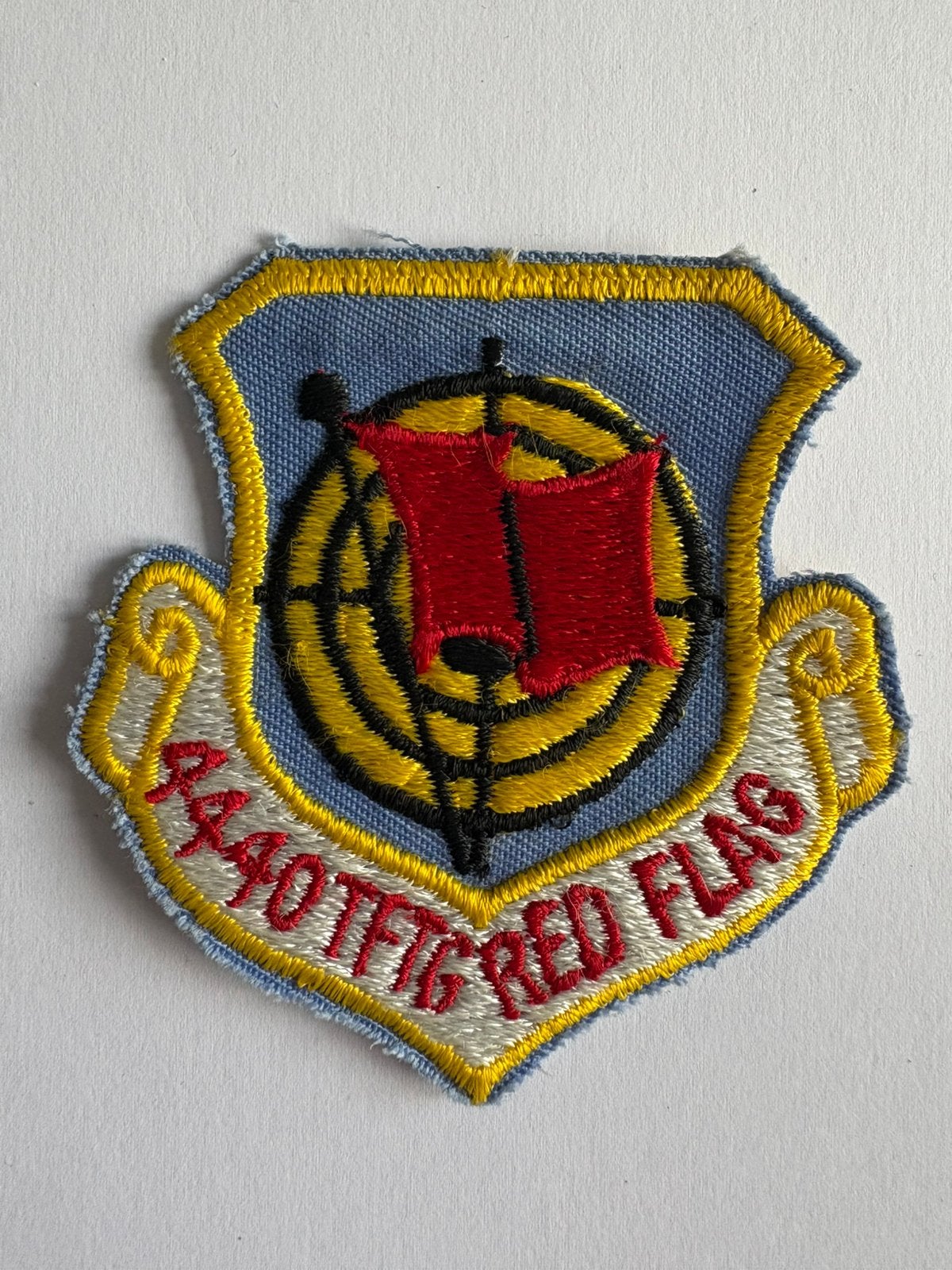 USAF 4440th Tactical Fighter Training Group Red Flag Patch, Ophalen of Verzenden, Luchtmacht, Amerika, Embleem of Badge