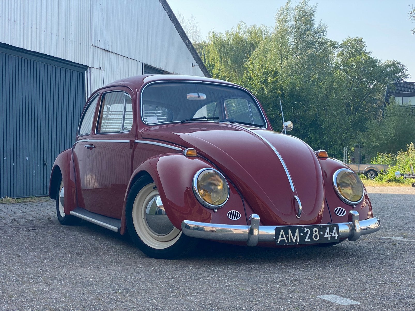 Volkswagen Kever 1966 ✅, Auto's, 4 cilinders, Bedrijf, 1300 cc, Rood