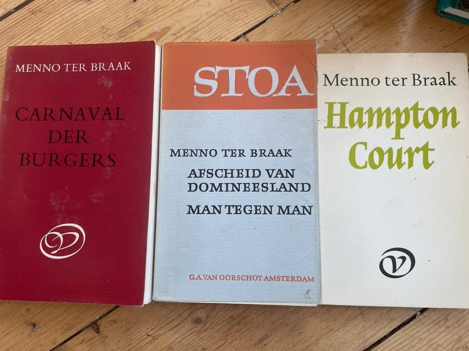 Menno ter Braak boeken: Carnaval der Burgers, Stoa, Hampton, Ophalen of Verzenden, Zo goed als nieuw, Nederland