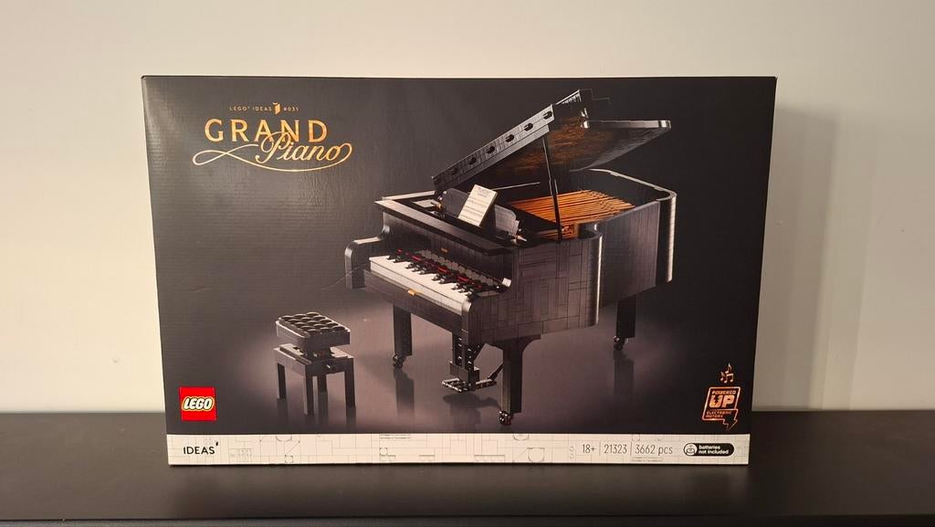 LEGO Ideas 21323 Grand Piano met doos en boekje, Compleet, Lego, Ophalen of Verzenden, Complete set