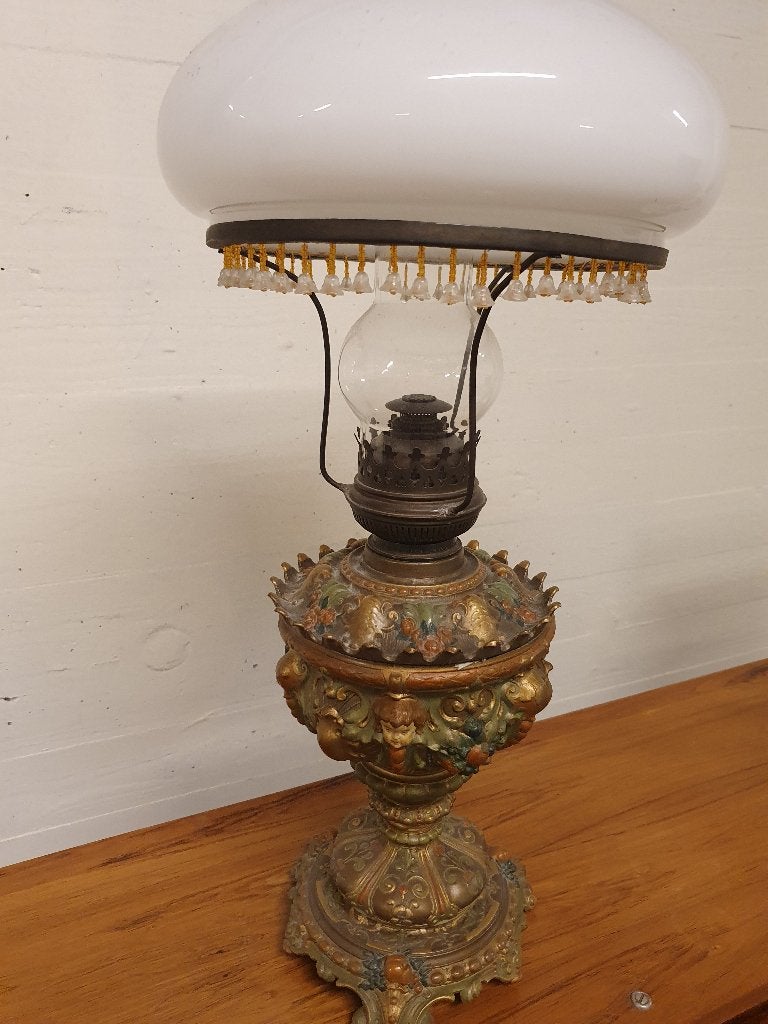 Antieke olielamp, Ophalen