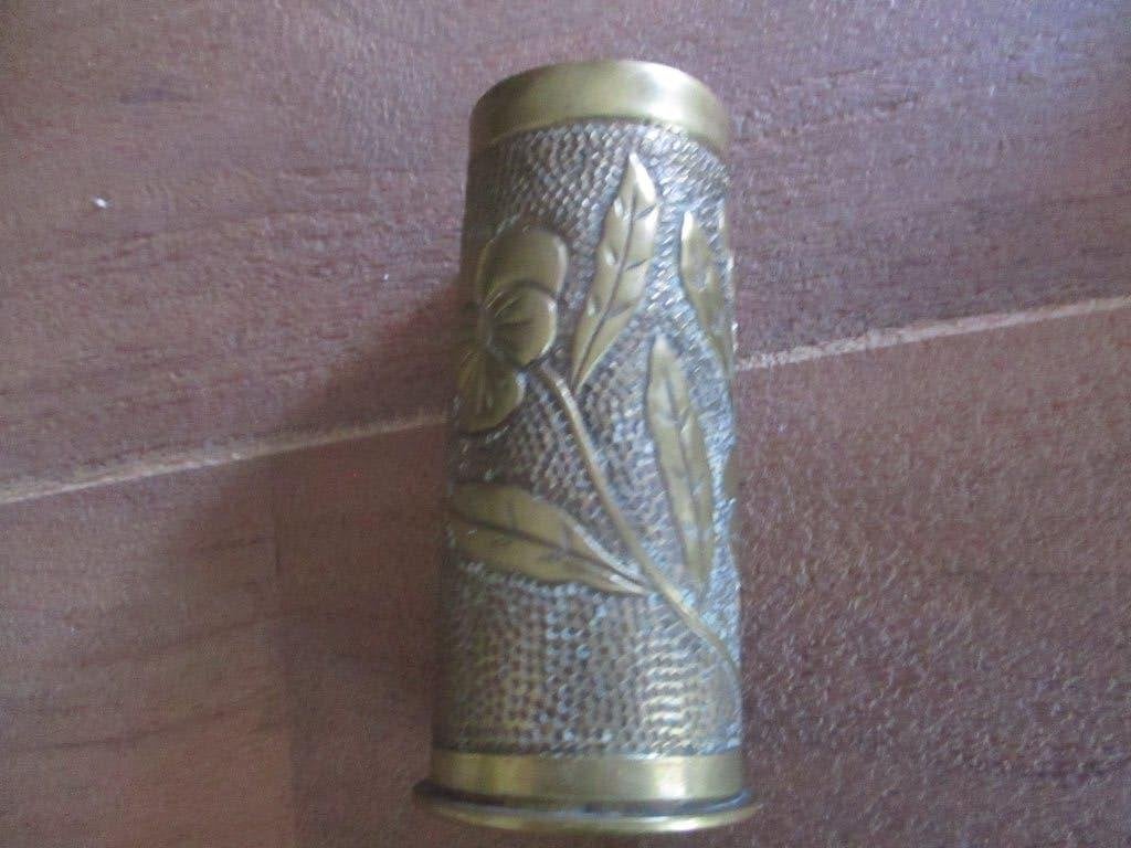 Huls koper hoog 9,7 cm hoog ., Ophalen of Verzenden, Zo goed als nieuw