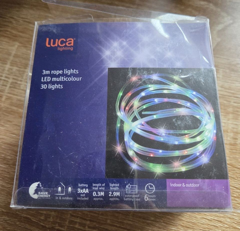 Luca Lighting LED Multicolour, Tuin en Terras, Buitenverlichting, Nieuw, Led-strip, Kunststof, Minder dan 50 watt, Batterij, Waterbestendig