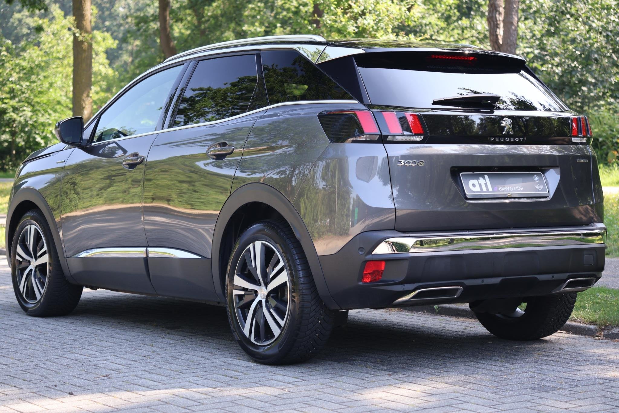 Peugeot 3008 1.2 PureTech Allure GT Line l 360 graden camera, Auto's, Peugeot, Stof, Gebruikt, Euro 6, 1199 cc