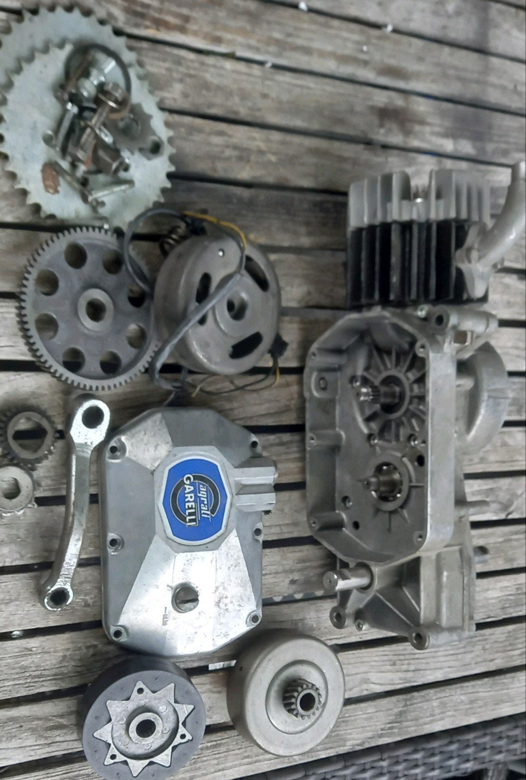Garelli agrali motorblok bromfiets oldtimer, Ophalen of Verzenden, Gebruikt, Blok