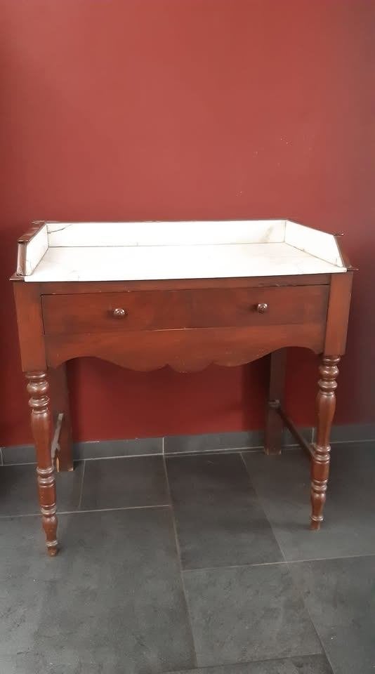 wastafel marmeren blad / gangkastje / sidetable, Ophalen